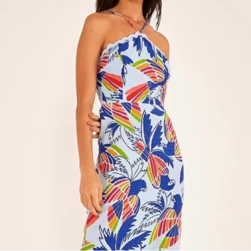 FARM Rio tropical birds dress
